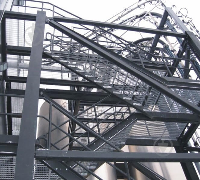 Ступень оцинкованная металлическая 600х205 мм - фото 2 Ступень оцинкованная металлическая 600х205 мм - фото 2