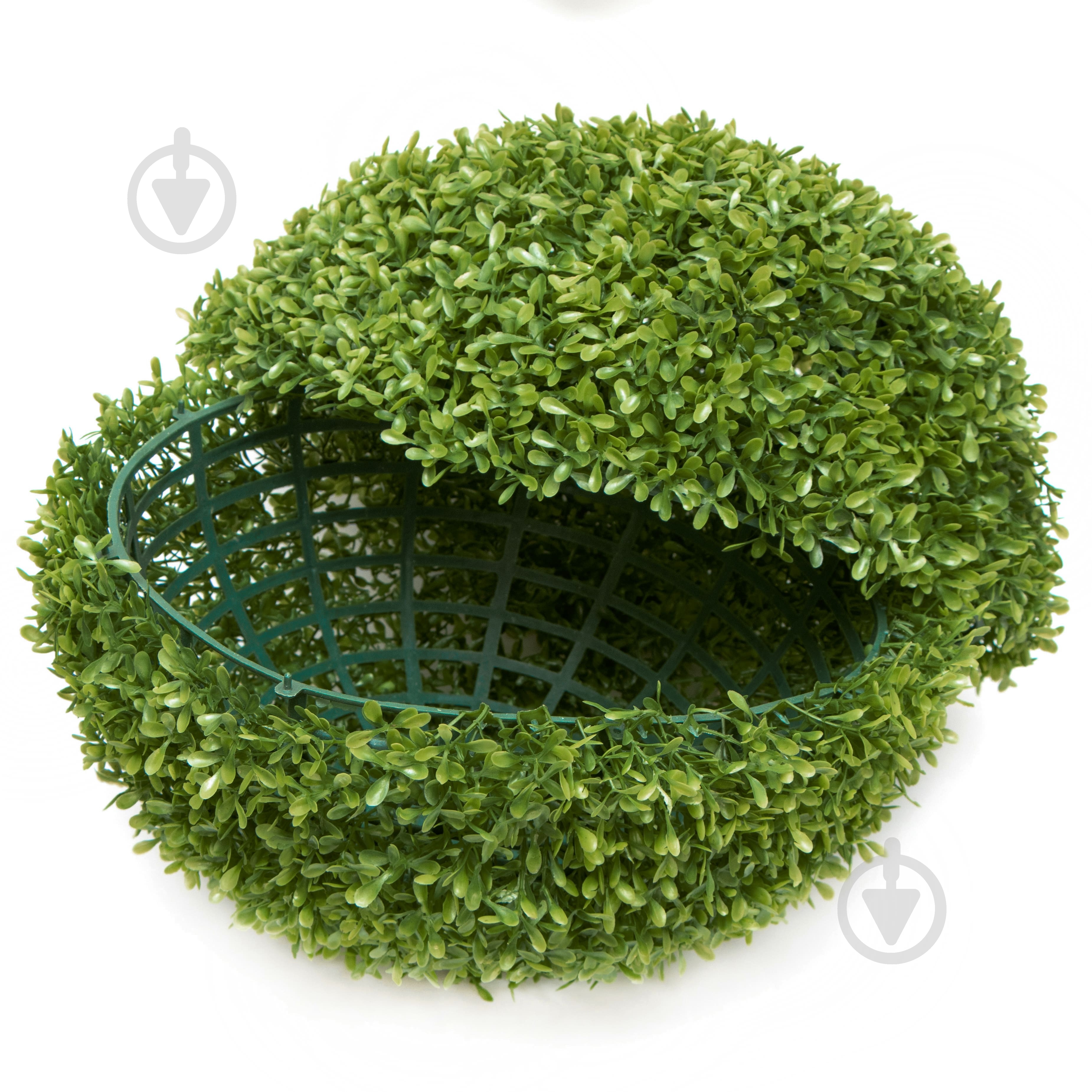 Шар искусственный куст Самшит светло-зеленый 38 см 960156 Девилон - фото 2