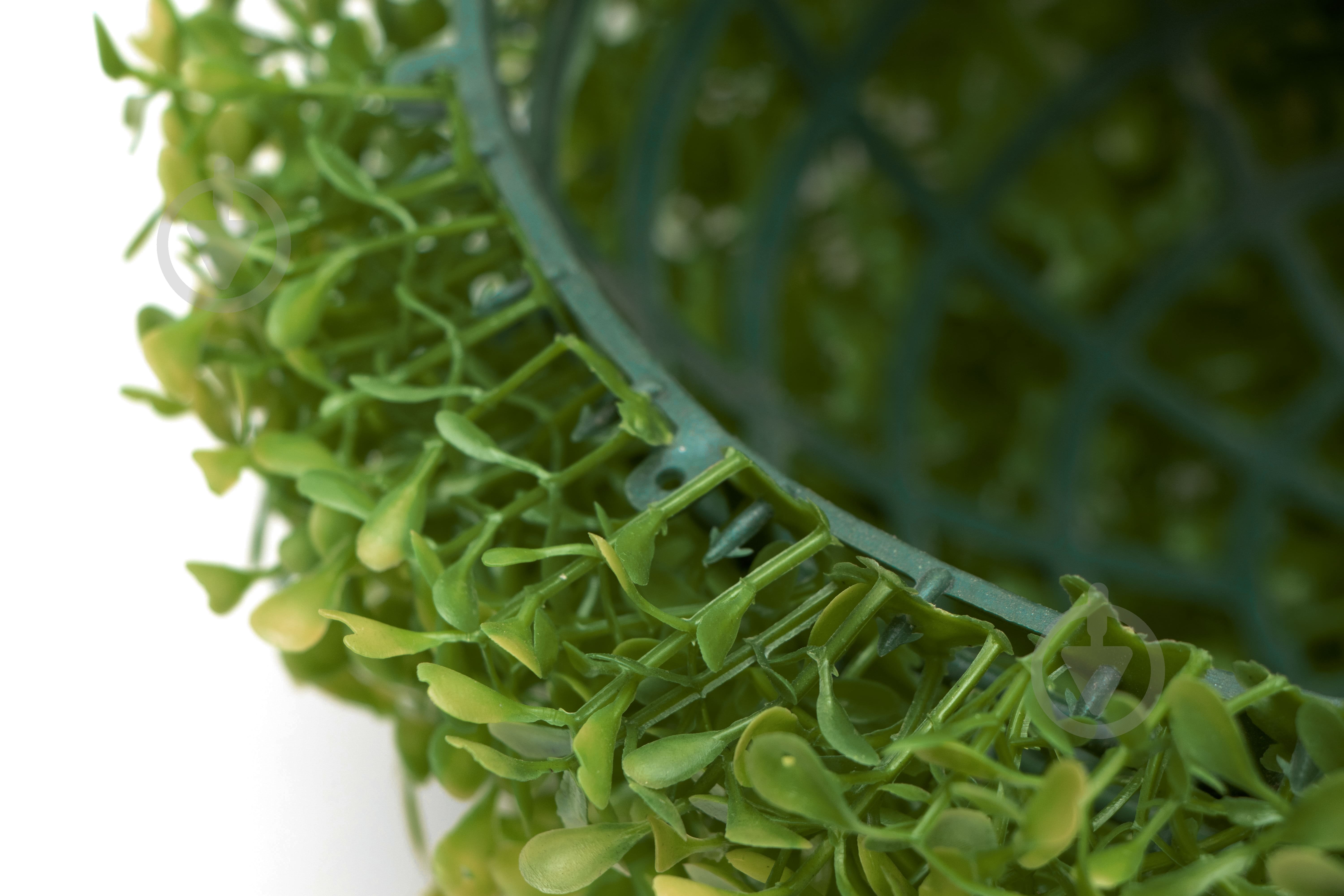 Шар искусственный куст Самшит светло-зеленый 28 см 960163 Девилон - фото 4