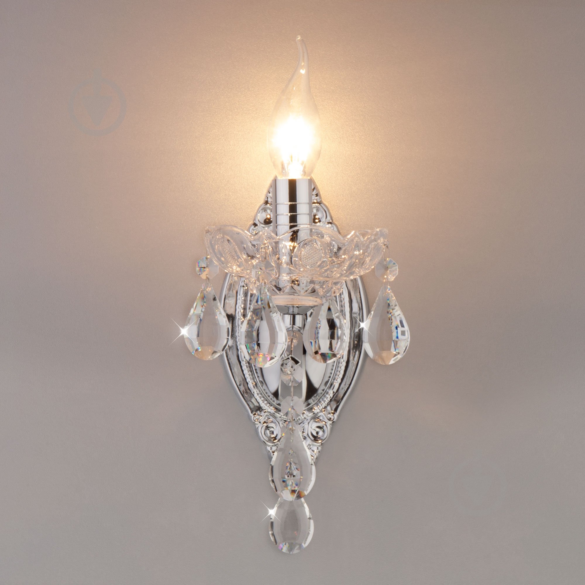 Бра Strotskis Cytisus 1x60 Вт E14 хром 3188/1 - фото 2