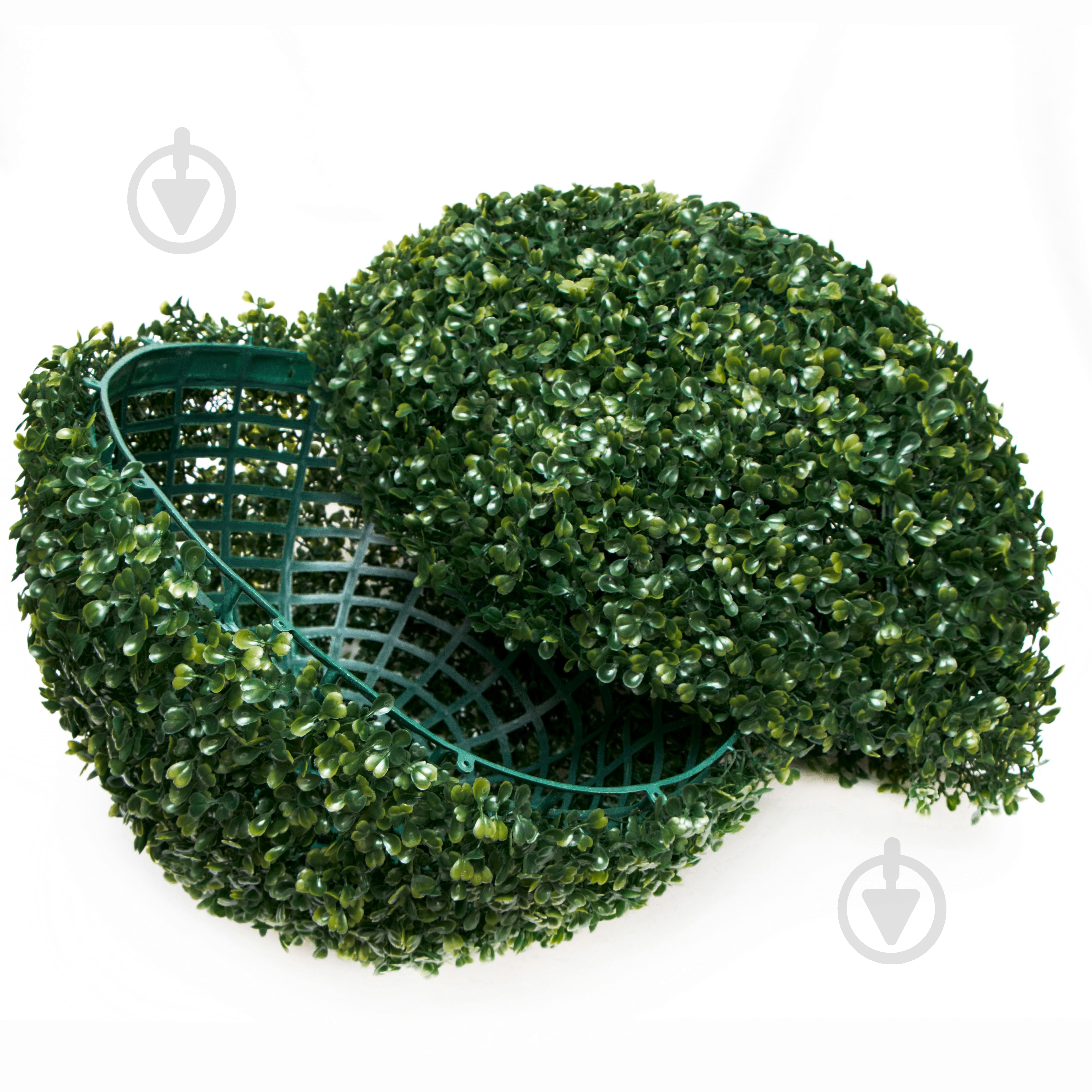 Куля штучний кущ Самшит темно-зеленый 58 см 960255 Девілон - фото 3