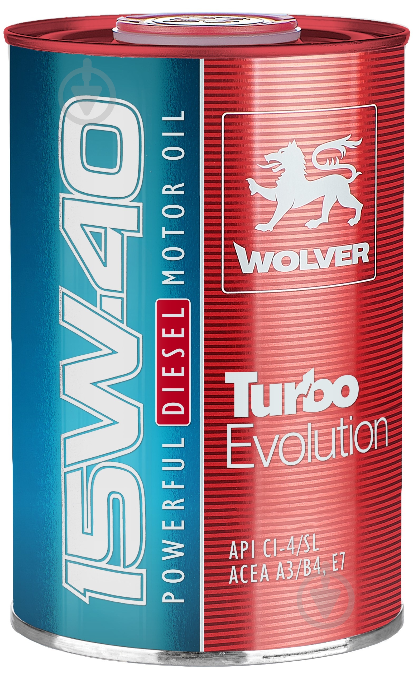 Моторное масло минеральное Wolver Turbo Evolution 15W-40 1 л - фото 1