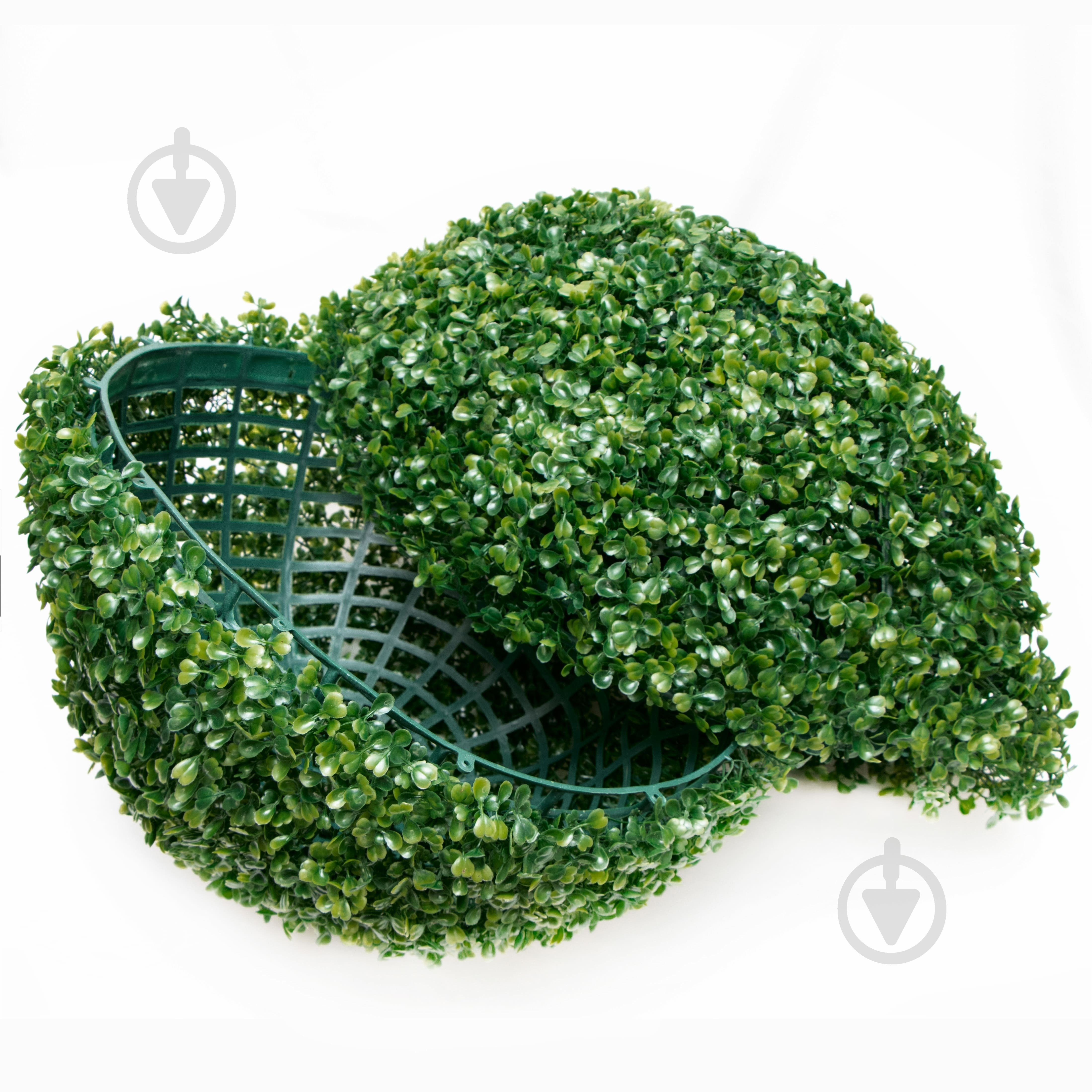 Шар искусственный куст Самшит темно-зеленый 48 см 960262 Девилон - фото 3