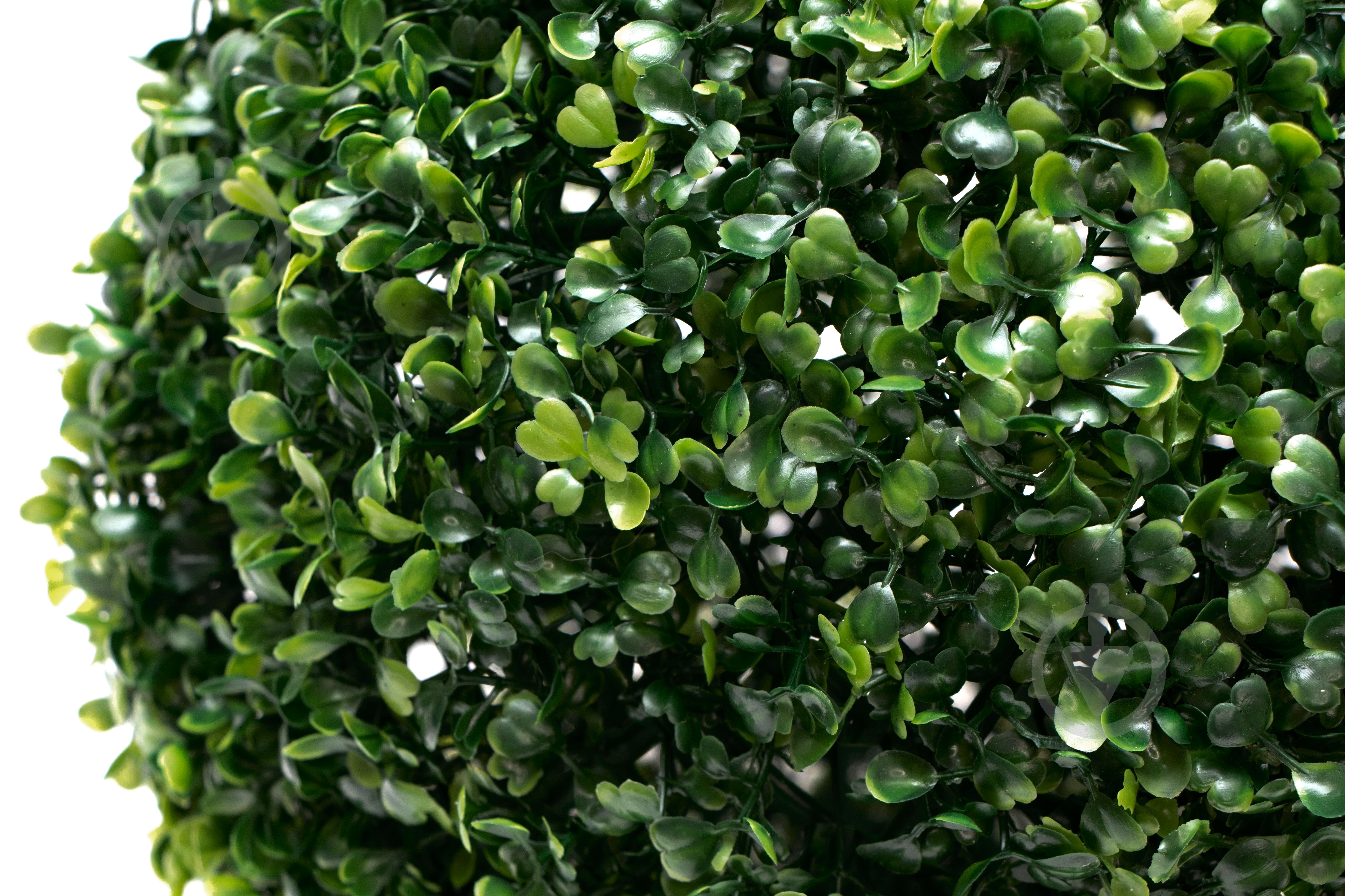 Шар искусственный куст Самшит темно-зеленый 38 см 960279 Девилон - фото 2