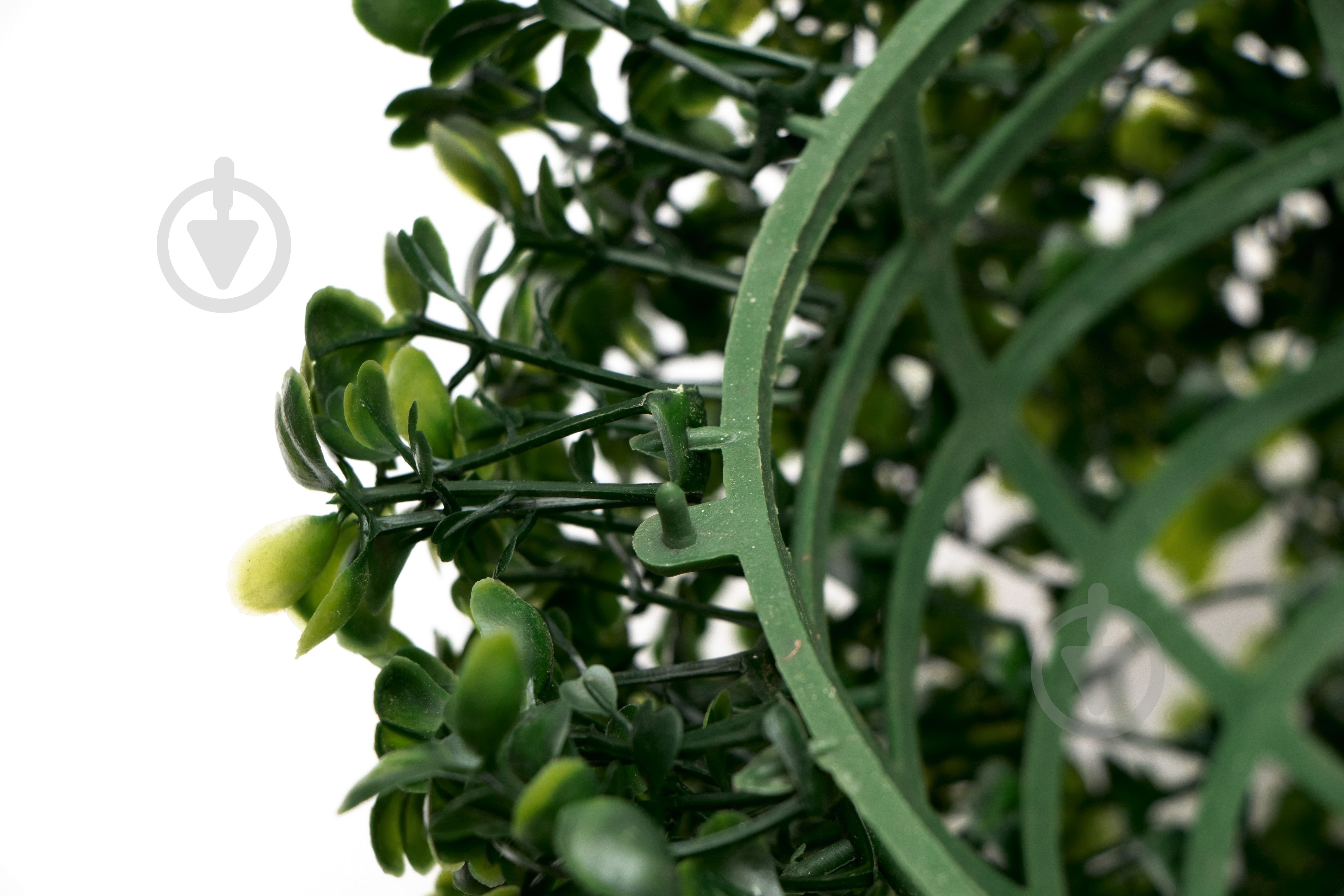 Шар искусственный куст Самшит темно-зеленый 28 см 960286 Девилон - фото 4 Шар искусственный куст Самшит темно-зеленый 28 см 960286 Девилон - фото 4