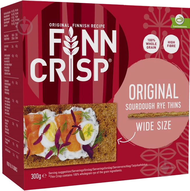 ᐉ Сухари Finn Crisp ржаные (6437005070617) • Купить в Киеве, Украине ...