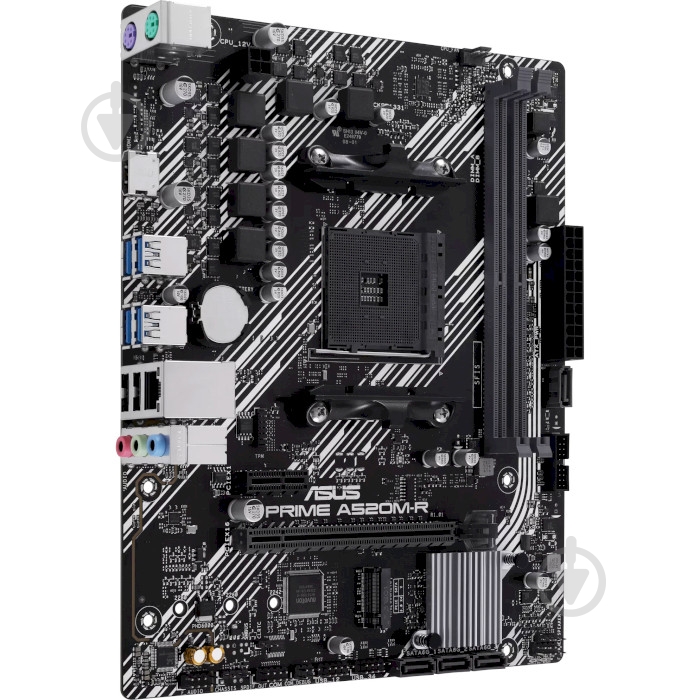 Материнская плата Asus 90MB1H60-M0EAY0 (Socket AM4, AMD A520, micro ATX) - фото 2