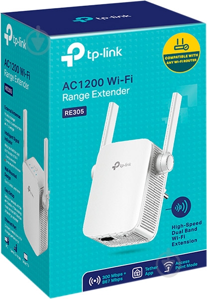 Ретранслятор TP-Link AC1200 RE305 - фото 3 Ретранслятор TP-Link AC1200 RE305 - фото 3