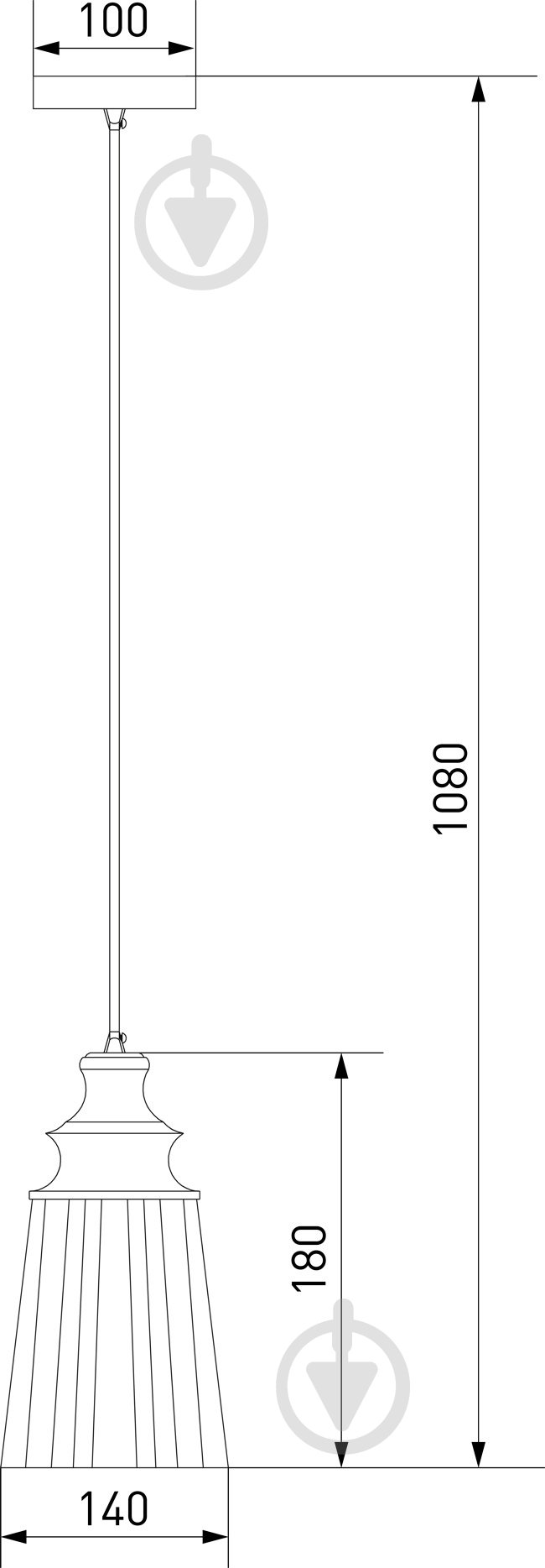 Підвіс Strotskis Varadero 1x40 Вт E14 хром/білий 50014/1 - фото 4 Підвіс Strotskis Varadero 1x40 Вт E14 хром/білий 50014/1 - фото 4