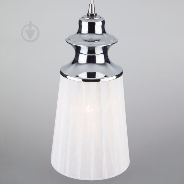 Підвіс Strotskis Varadero 1x40 Вт E14 хром/білий 50014/1 - фото 2 Підвіс Strotskis Varadero 1x40 Вт E14 хром/білий 50014/1 - фото 2