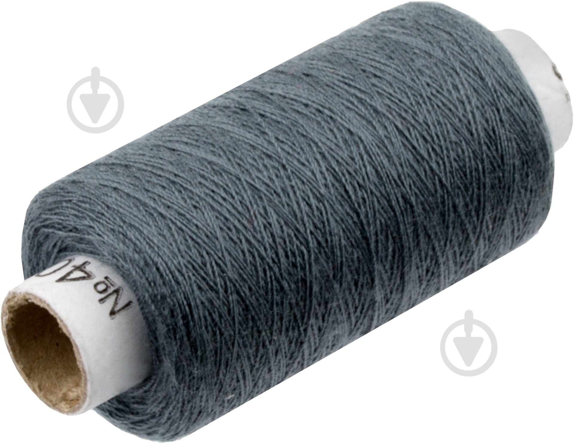 Нитка швейна сіра №40 20 г - фото 1