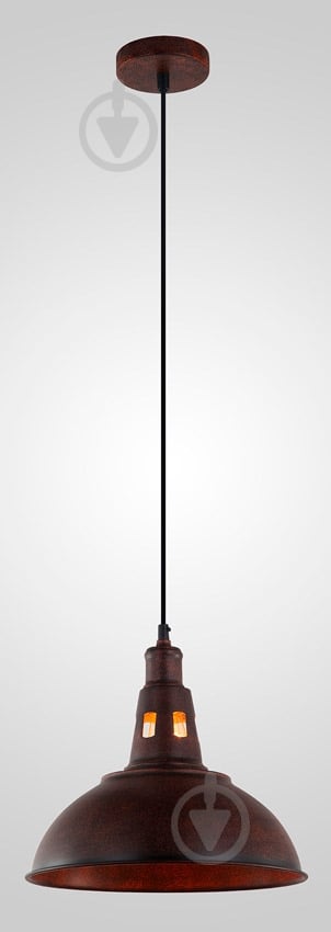 Подвес Strotskis Copper 1x60 Вт E14 медь/черный 50052/1 - фото 2