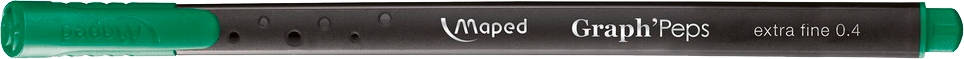 Лайнер Maped Graph Peps 0.4 мм зеленый MP.749113 - фото 1 Лайнер Maped Graph Peps 0.4 мм зеленый MP.749113 - фото 1