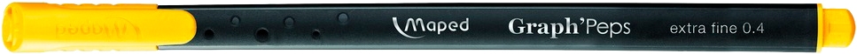 Лайнер Maped Graph Peps 0.4 мм желтый MP.749115 - фото 1