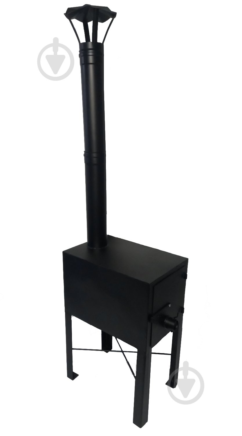 Печь-буржуйка Vin-Bron VIN-BRON Лёгкая (360х800х600мм) с дымоходом в комплекте - фото 1