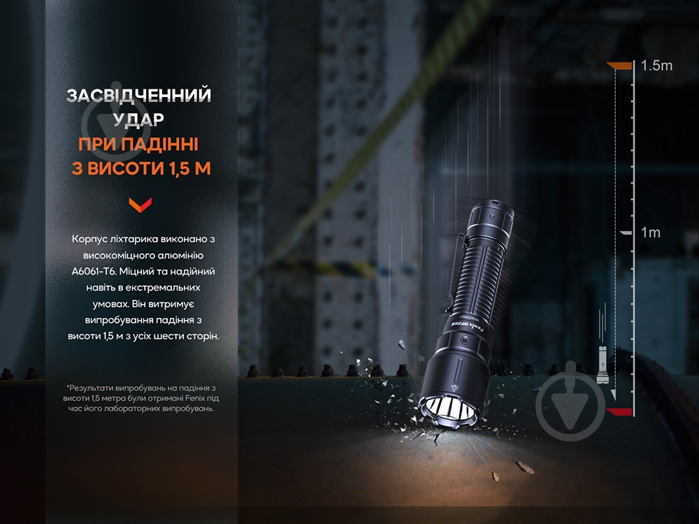Фонарь Fenix 3000 Lm черный WF26R - фото 4