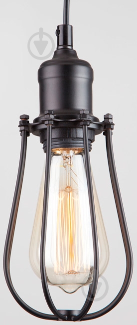 Подвес Strotskis Newark 1x60 Вт E27 черный 50064/1 - фото 4