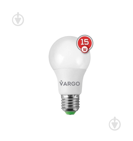 ᐉ Лампа світлодіодна VARGO V-110520 15 Вт A65 E27 220 В 4000 К 110520 ...