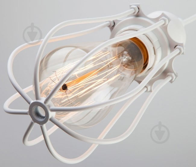 Підвіс Strotskis Newark 1x60 Вт E27 білий 50065/1 - фото 4