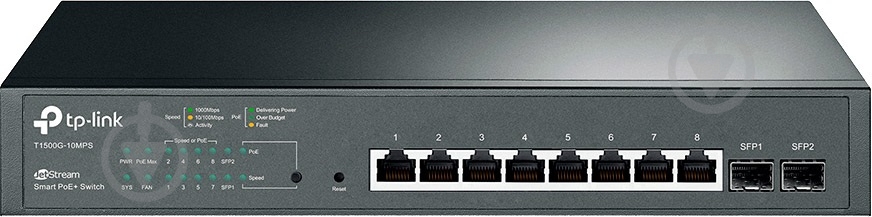 Коммутатор TP-Link T1500G-10MPS - фото 1