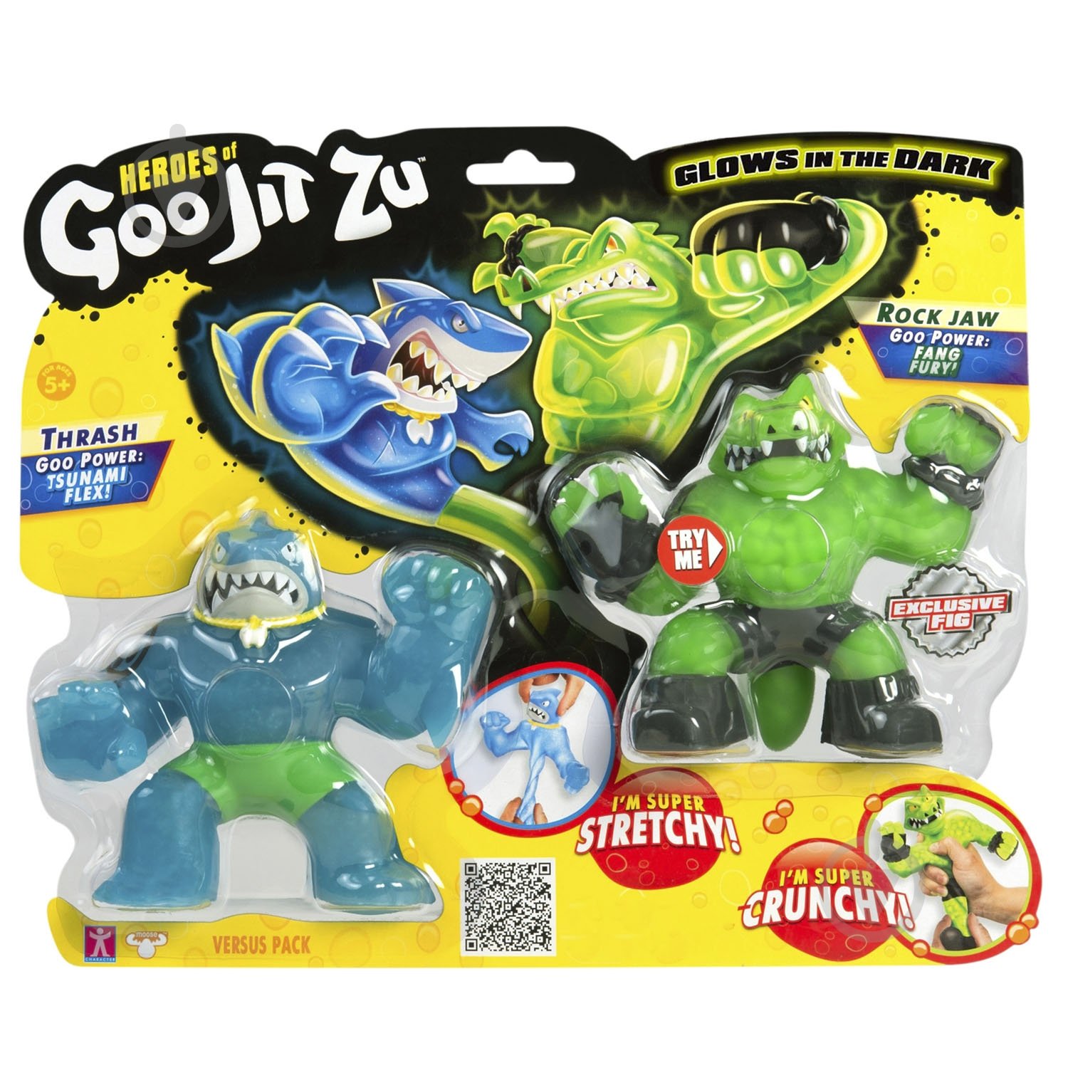 Іграшка-розтяжка GooJitZu Траш і Рок Джо 121243 - фото 1