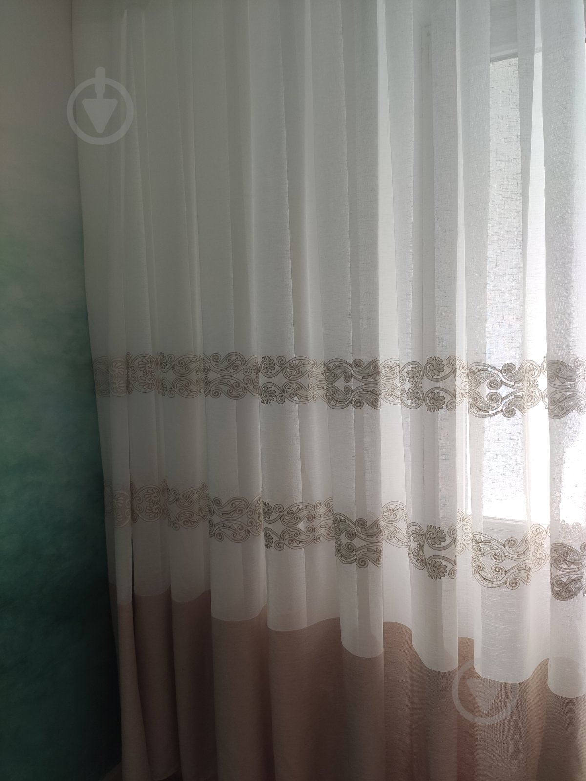 Тюль Барселона с вышивкой на льне 500x270 бежевый Декор-ін - фото 4 Тюль Барселона с вышивкой на льне 500x270 бежевый Декор-ін - фото 4