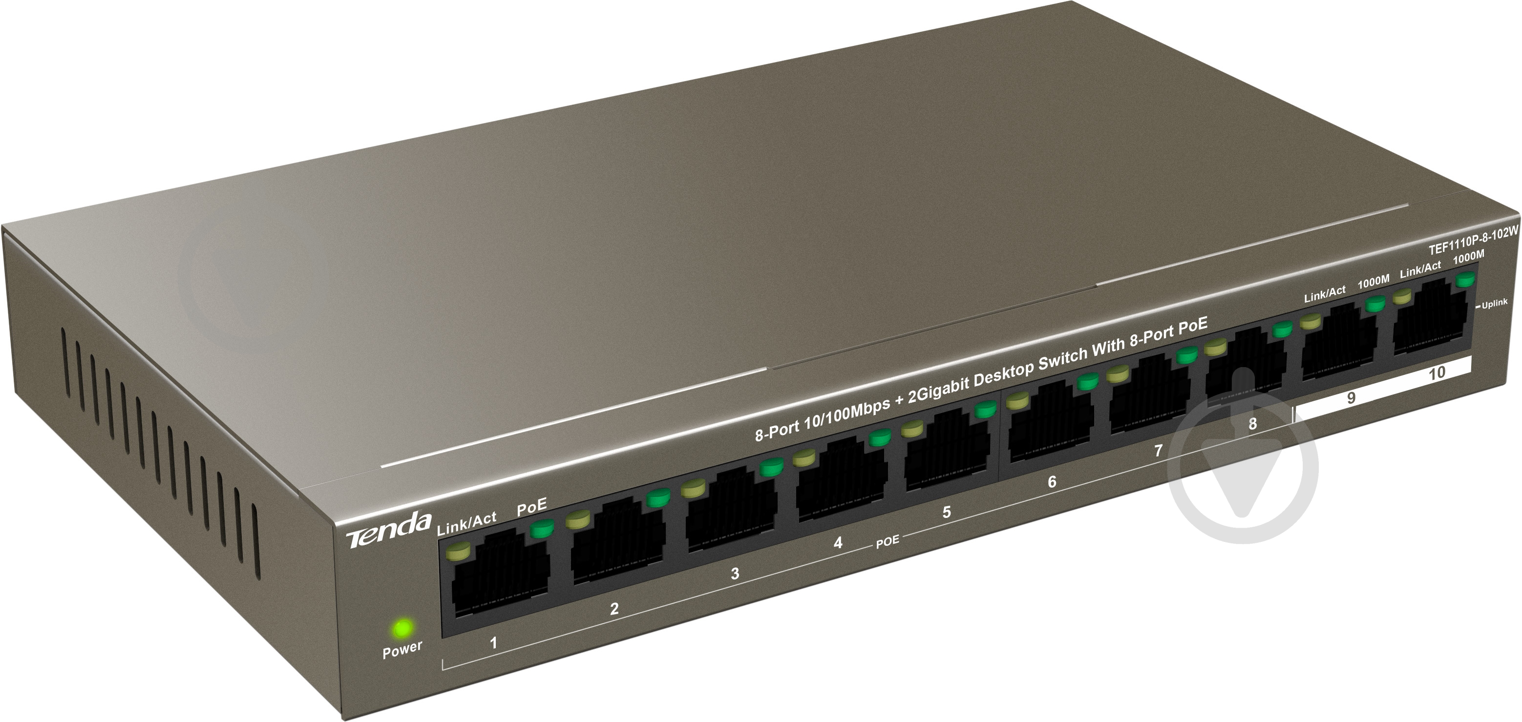 Коммутатор TENDA TEF1110P-8-102W - фото 2