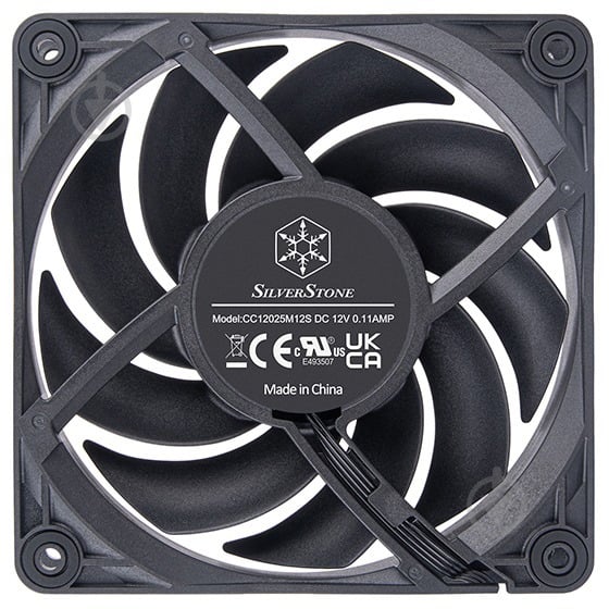 Вентилятор для корпуса SilverStone Vista VS120B (SST-VS120B) - фото 3 Вентилятор для корпуса SilverStone Vista VS120B (SST-VS120B) - фото 3