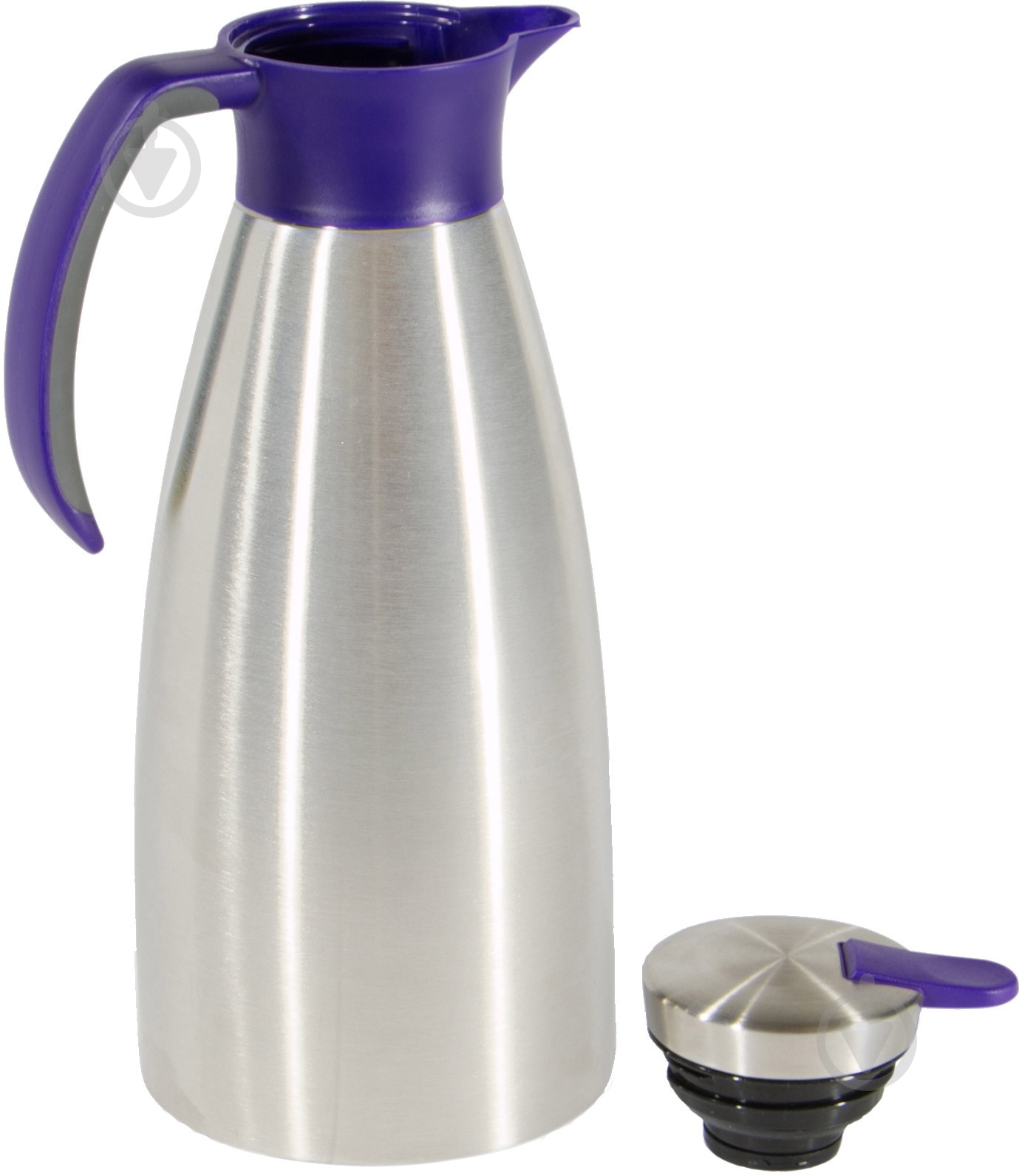 Термочайник Emsa Soft Grip 1,5 л фиолетовый EM514500 - фото 2 Термочайник Emsa Soft Grip 1,5 л фиолетовый EM514500 - фото 2