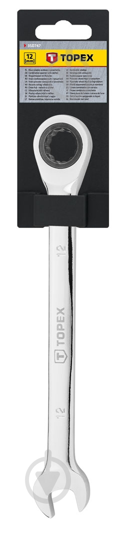 Ключ комбинированный Topex р.12 35D747 - фото 2