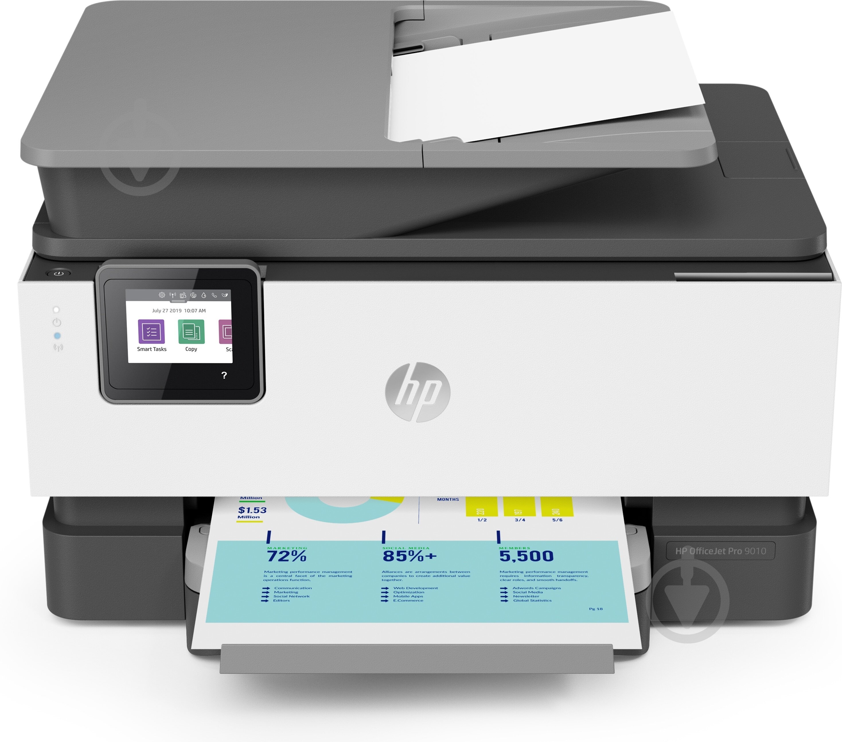 МФУ HP OfficeJet Pro 9010 А4 (3UK83B) - фото 5