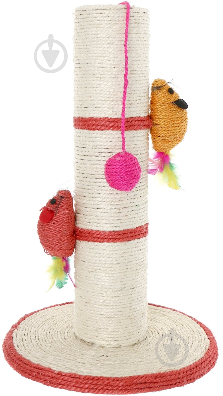 Когтеточка CAMON с мышками d30 см - фото 1 Когтеточка CAMON с мышками d30 см - фото 1