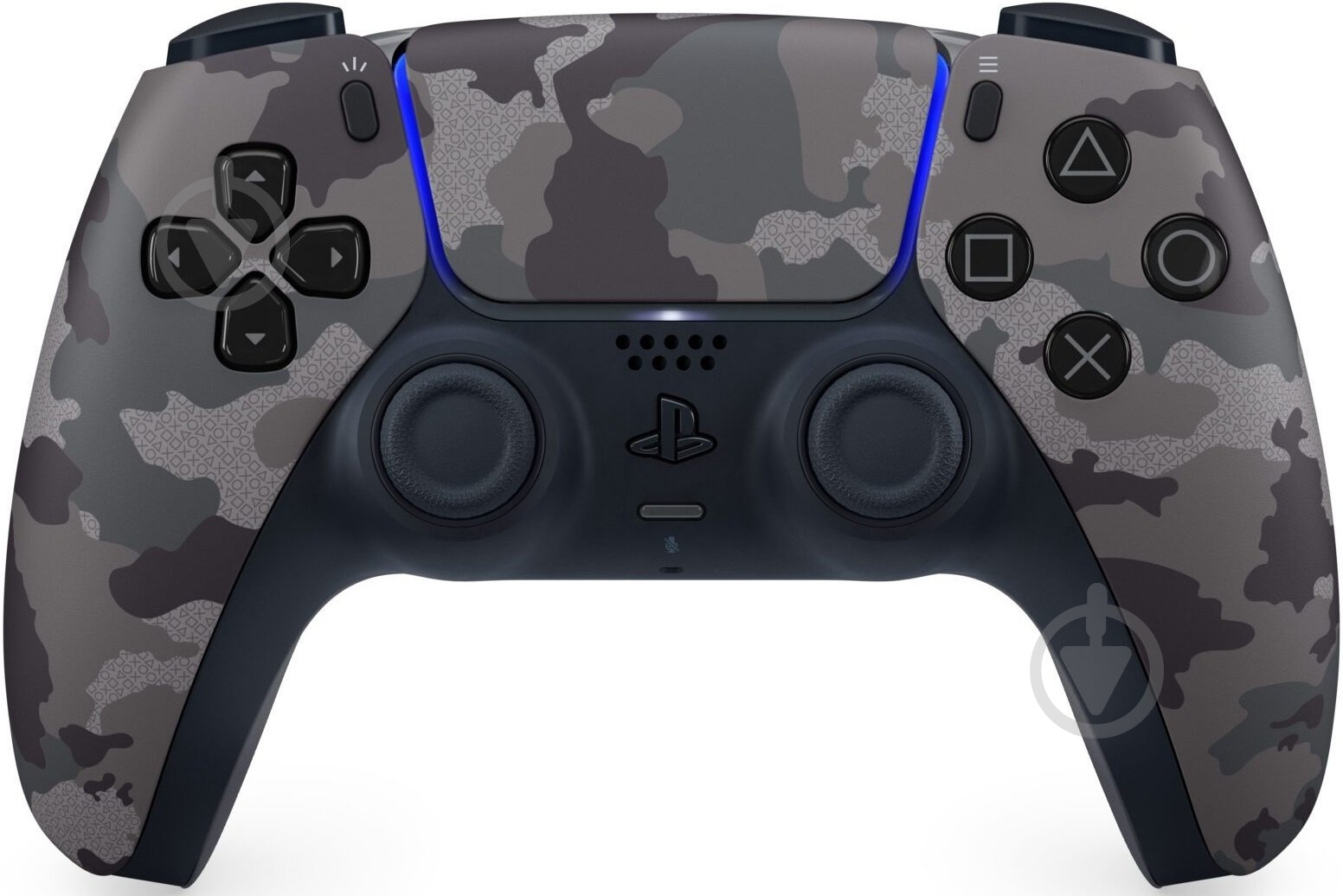 Геймпад беспроводной Sony DualSense для PS5 Grey Cammo (958826) - фото 1