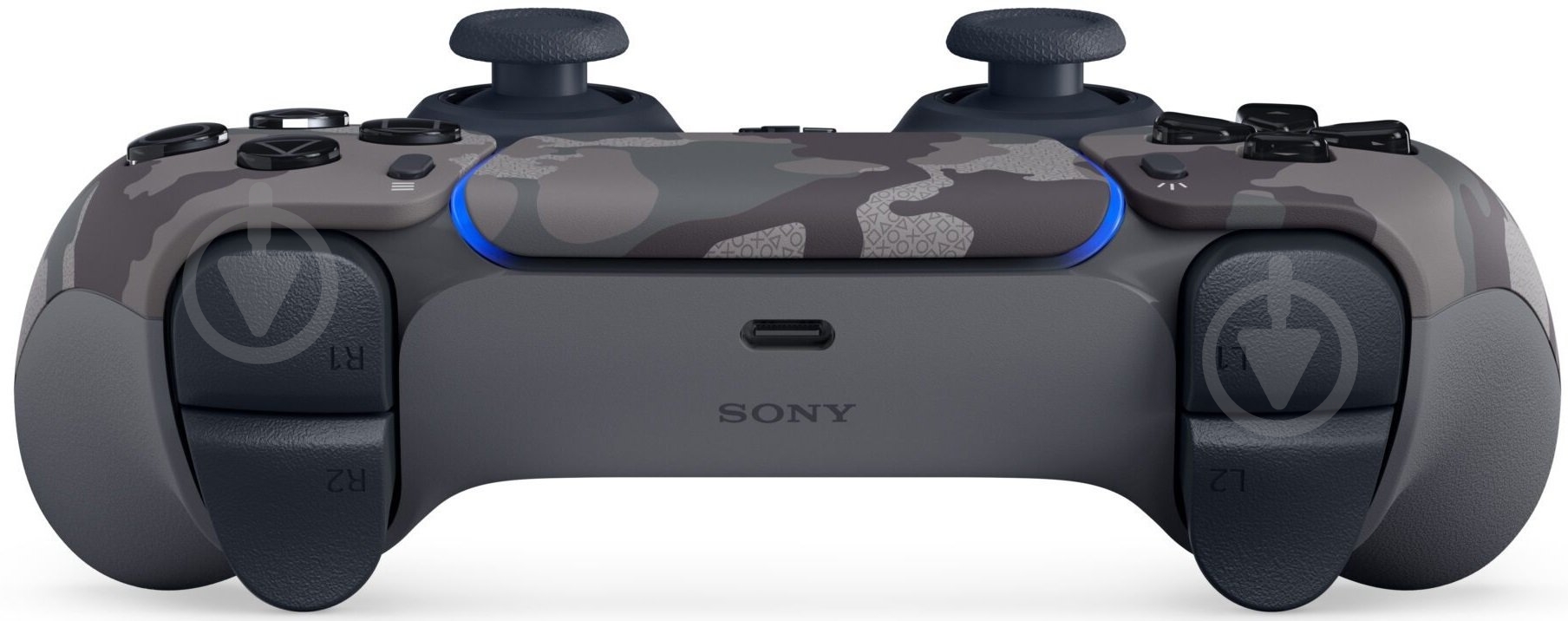 Геймпад беспроводной Sony DualSense для PS5 Grey Cammo (958826) - фото 4