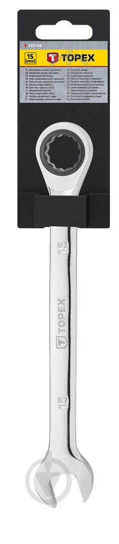 Ключ комбинированный Topex р.15 35D744 - фото 2