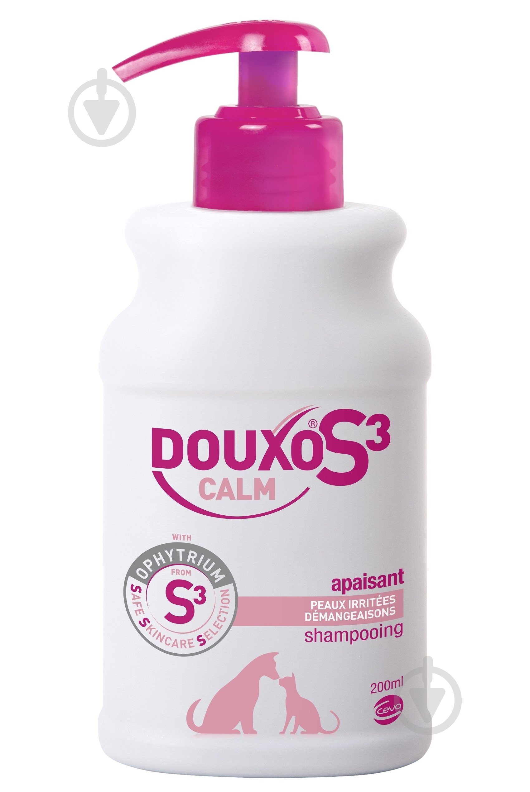 Шампунь CEVA Douxo S3 Calm 200 мл для собак/для котов - фото 1 Шампунь CEVA Douxo S3 Calm 200 мл для собак/для котов - фото 1