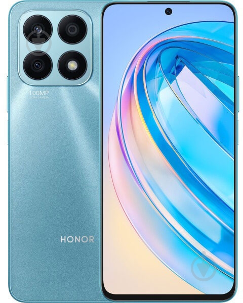 Смартфон Honor X8a 6/128GB cyan lake (997010) - фото 1 Смартфон Honor X8a 6/128GB cyan lake (997010) - фото 1