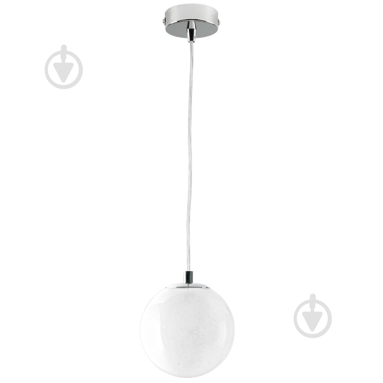 Подвес Focus Light 1x60 Вт /E27 белый/хром S0195-1 - фото 1