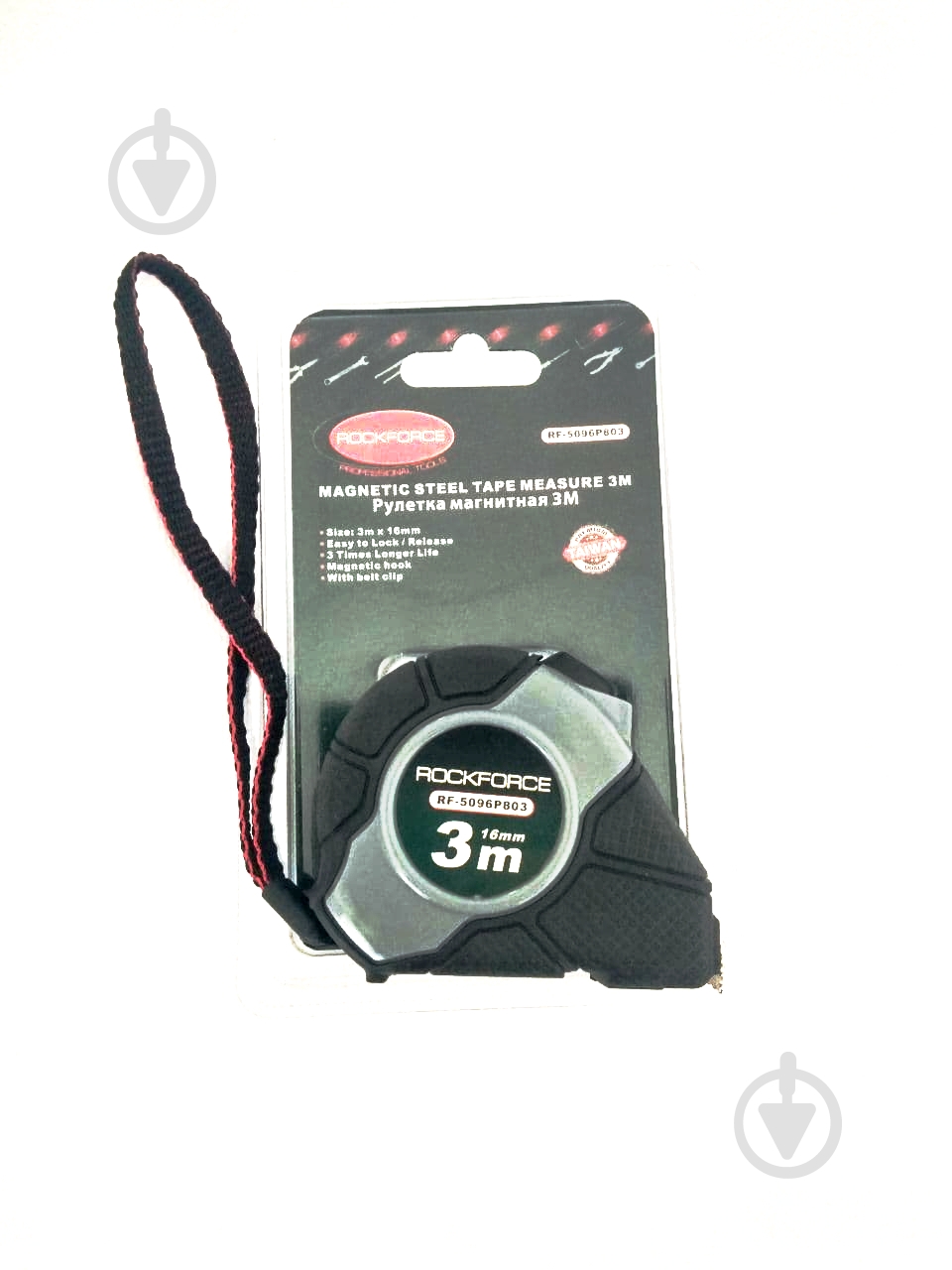 Рулетка ROCKFORCE RF-5096P803 3 м x 16 мм - фото 1 Рулетка ROCKFORCE RF-5096P803 3 м x 16 мм - фото 1