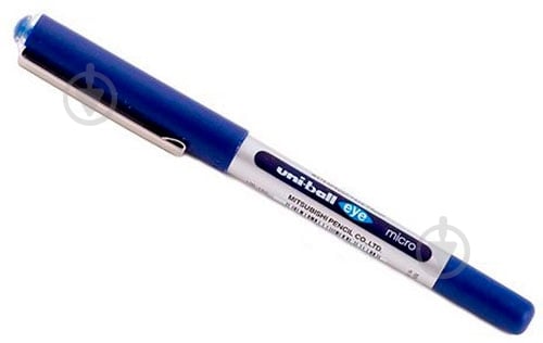Ручка-роллер UNI EYE micro 0.5мм, синий - фото 1 Ручка-роллер UNI EYE micro 0.5мм, синий - фото 1