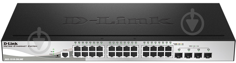Коммутатор D-Link DGS-1510-28L/ME - фото 1 Коммутатор D-Link DGS-1510-28L/ME - фото 1