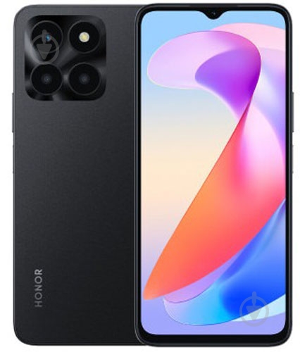 Смартфон Honor X6a 4/128GB midnight black (997015) - фото 1