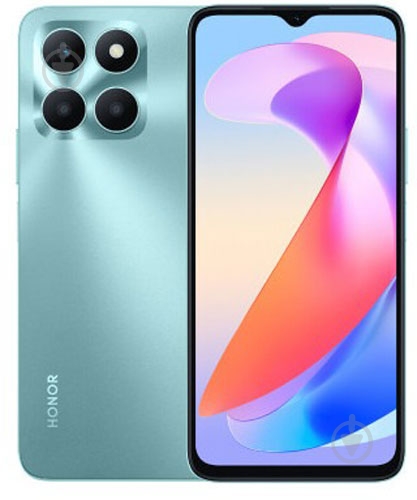 Смартфон Honor X6a 4/128GB cyan lake (997016) - фото 1 Смартфон Honor X6a 4/128GB cyan lake (997016) - фото 1