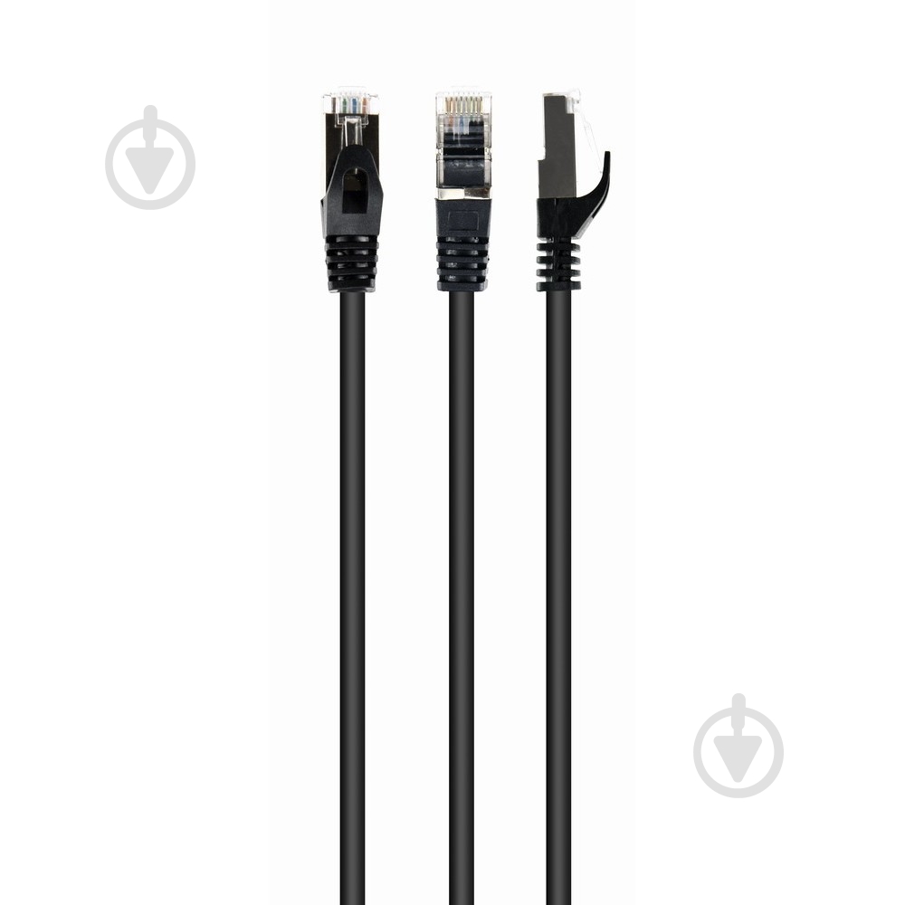 Патч-корд Cablexpert PP6A-LSZHCU-BK-15M S/FTP 15 м черный - фото 1