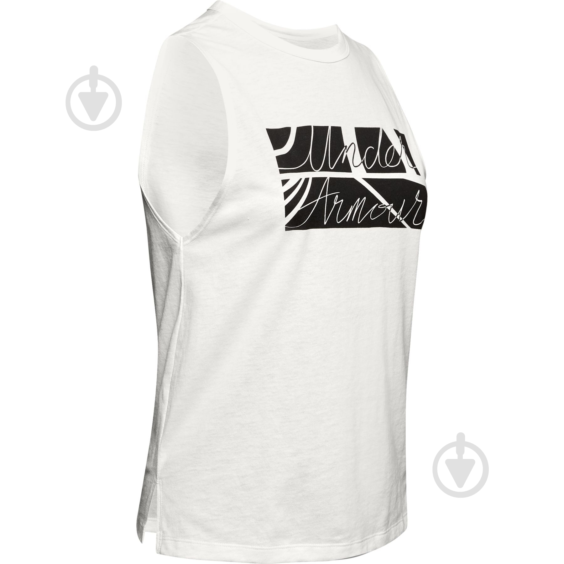 Майка Under Armour GRAPHIC BOX SCRIPT MUSCLE TANK 1344684-112 р.M белый - фото 1