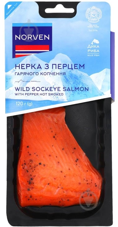 Нерка Norven филе с перцем 120 г - фото 1 Нерка Norven филе с перцем 120 г - фото 1