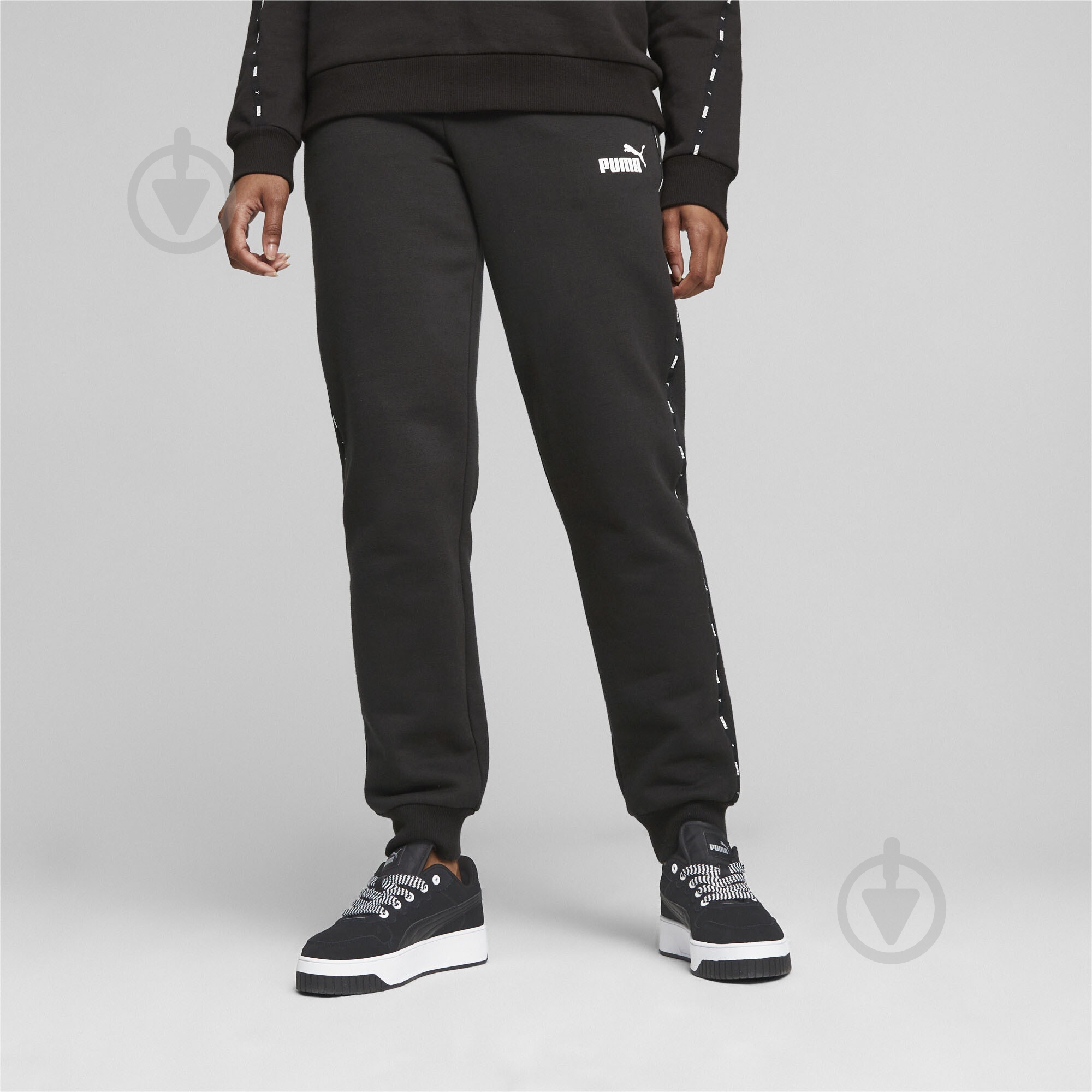 Брюки Puma ESS TAPE SWEATPANTS FL CL 67599901 р. S черный - фото 3