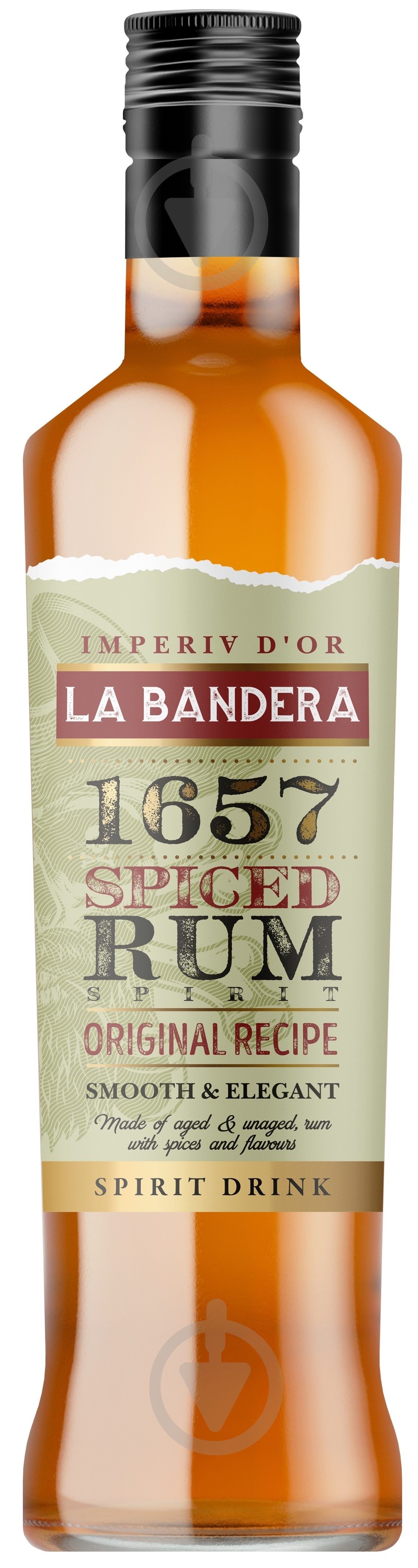 Напій ромовий La Bandera 1657 Spiced 35% 0,5 л - фото 1