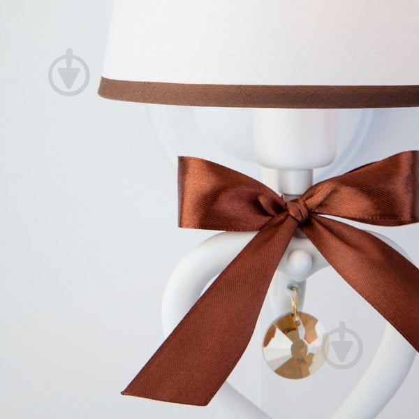 Бра Strotskis Terry 1x40 Вт E14 коричнево-белый 60066/1 - фото 3 Бра Strotskis Terry 1x40 Вт E14 коричнево-белый 60066/1 - фото 3