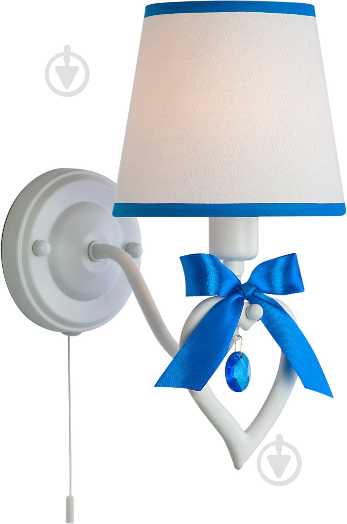 Бра Strotskis Terry 1x40 Вт E14 сине-белый 60066/1 - фото 1